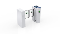 LED Display Flap Swing Barrier Gate Speed Gate Turnstile With RFID / Face Recognition