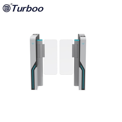 Porte d'oscillation piétonnière de l'immeuble de bureaux de tourniquet de créneau de vitesse de design compact AC100-240V