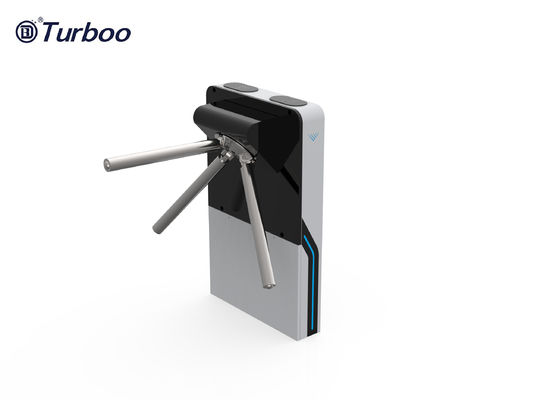 Contrôle automatique de l'accès des piétons Porte tourniquet en acier laminé à froid avec peinture 1,5 mm d'épaisseur