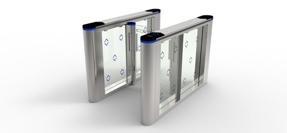 acheter contrôle d'accès automatique de carte de grand coup de porte de tourniquet de barrière d'oscillation de largeur de passage de 600mm online manufacture