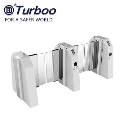 acheter Le RFID cardent le système piétonnier 100-240V de contrôle d'accès de porte de barrière de tourniquet d'aileron online manufacture
