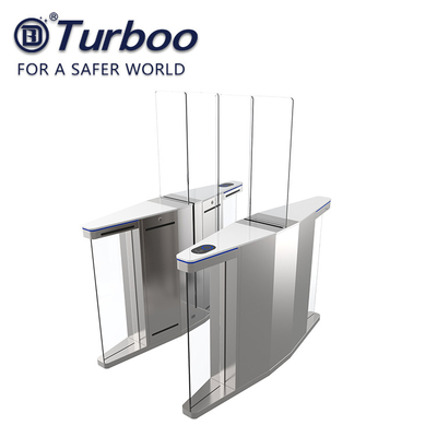 acheter Taille coulissante de porte de tourniquet de verre trempé de SUS304 RS485 pleine online manufacture