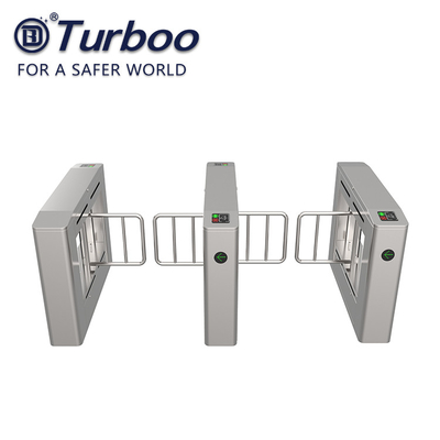 acheter Porte de barrière d'oscillation d'acier inoxydable, portes automatiques de Turnstyle avec le lecteur de cartes online manufacture
