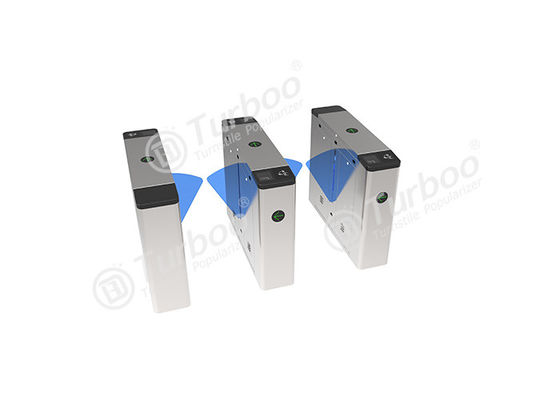 Capteur de code RFID/QR 24V Porte de barrière à volets pour piétons pour contrôle d'entrée communautaire