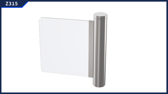 Porte pivotante en verre trempé pour le supermarché avec largeur de passe 600-900 mm - haut de gamme Z315 pour la plupart des scènes - RFID - intégré à l'empreinte digitale carte de reconnaissance faciale pour vos solos
