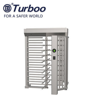 Porte tourniquet hauteur complète en acier inoxydable 304 avec code QR pour les prisons / quartiers