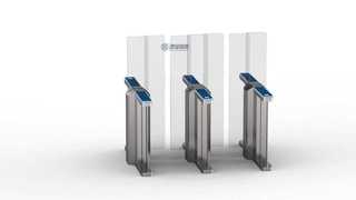 La porte coulissante à barrière élevée LB623 empêche l'escalade pour les aéroports des zones de haute sécurité