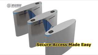 Voyez pourquoi choisir le système de porte de tourniquet de taille de taille de Barrie RFID d'aileron escamotable de H2012 SUS304